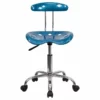 Pemberly Row Contemporary Vibrant Office Chair In Blue And Chrome 2 Pemberly Row Contemporary Vibrant Office Chair In Blue And Chrome -CYMAX Sales 2774033 L