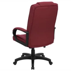 Pemberly Row Contemporary High Back Executive Office Chair In Burgundy -CYMAX Sales 2774035 3 L