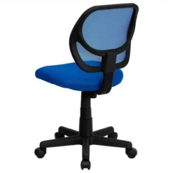 Pemberly Row Mid-Back Blue Mesh Task And Computer Office Chair 5 Pemberly Row Mid-Back Blue Mesh Task And Computer Office Chair -CYMAX Sales 2774052 2 L
