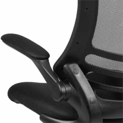 Pemberly Row Contemporary Mid-Back Mesh Office Chair In Black -CYMAX Sales 2774062 17 L
