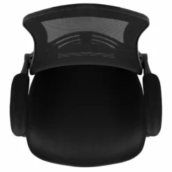 Pemberly Row Contemporary Mid-Back Mesh Office Chair In Black -CYMAX Sales 2774062 18 L