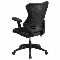 Pemberly Row Contemporary High Back Mesh Office Chair In Black -CYMAX Sales 2774063 3 L