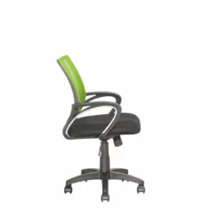 Pemberly Row Workspace Mesh Fabric Back Swivel Office Chair In Lime Green -CYMAX Sales 2774072 3 L