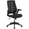 Pemberly Row Contemporary High Back Swivel Office Chair In Black 2 Pemberly Row Contemporary High Back Swivel Office Chair In Black -CYMAX Sales 2774076 L