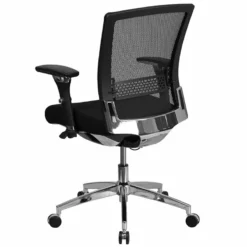 Pemberly Row Modern / Contemporary Mesh Swivel Office Chair In Black 11 Pemberly Row Modern / Contemporary Mesh Swivel Office Chair In Black -CYMAX Sales 2774095 2 L