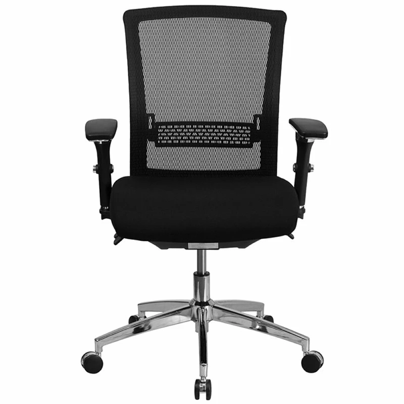 Pemberly Row Modern / Contemporary Mesh Swivel Office Chair In Black 6 Pemberly Row Modern / Contemporary Mesh Swivel Office Chair In Black - Image 4