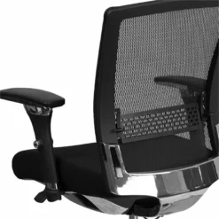 Pemberly Row Modern / Contemporary Mesh Swivel Office Chair In Black 15 Pemberly Row Modern / Contemporary Mesh Swivel Office Chair In Black -CYMAX Sales 2774095 6 L