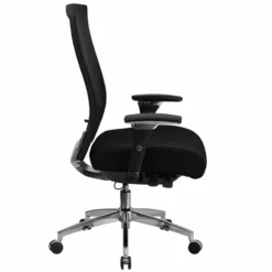 Pemberly Row Contemporary High Back Mesh Swivel Office Chair In Black -CYMAX Sales 2774096 1 L