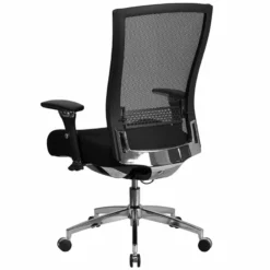 Pemberly Row Contemporary High Back Mesh Swivel Office Chair In Black -CYMAX Sales 2774096 2 L