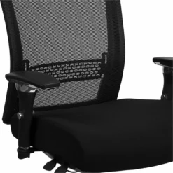 Pemberly Row Contemporary High Back Mesh Swivel Office Chair In Black -CYMAX Sales 2774096 4 L