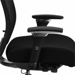 Pemberly Row Contemporary High Back Mesh Swivel Office Chair In Black -CYMAX Sales 2774096 5 L