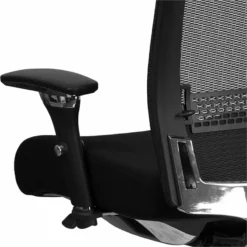 Pemberly Row Contemporary High Back Mesh Swivel Office Chair In Black -CYMAX Sales 2774096 6 L