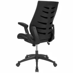 Pemberly Row Leather Ergonomic Swivel Executive Office Chair -CYMAX Sales 2774191 3 L