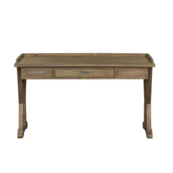 Pemberly Row Contemporary Stone Brook Medium Brown Lift Top Writing Desk -CYMAX Sales 2774217 9 L