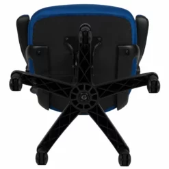 Pemberly Row High-Back Ergonomic Mesh Office Swivel Chair In Blue -CYMAX Sales 2774236 3 L