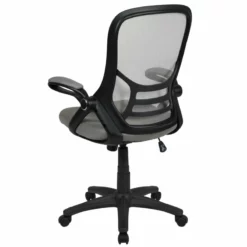 Pemberly Row High-Back Ergonomic Mesh Office Swivel Chair In Light Gray -CYMAX Sales 2774238 11 L