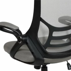 Pemberly Row High-Back Ergonomic Mesh Office Swivel Chair In Light Gray -CYMAX Sales 2774238 6 L