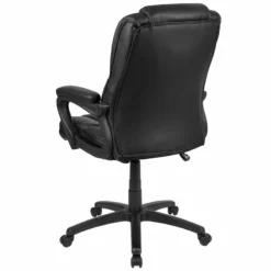 Pemberly Row Contemporary Big And Tall Ergonomic Leather Chair In Black 9 Pemberly Row Contemporary Big And Tall Ergonomic Leather Chair In Black -CYMAX Sales 2774257 2 L