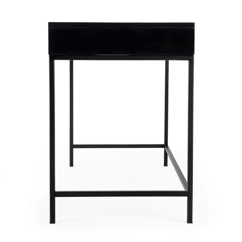 Pemberly Row Modern / Contemporary Desk With Drawers In Black 8 Pemberly Row Modern / Contemporary Desk With Drawers In Black - Image 6