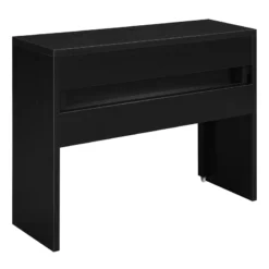 Pemberly Row Console/Sliding Desk With Drawer And Riser In Black Wood Finish -CYMAX Sales 2774443 5 L