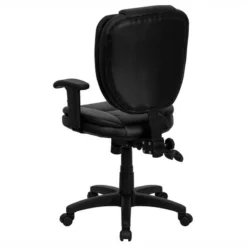 Pemberly Row Mid Back Ergonomic Task Office Chair With Arms In Black 9 Pemberly Row Mid Back Ergonomic Task Office Chair With Arms In Black -CYMAX Sales 2774463 3 L