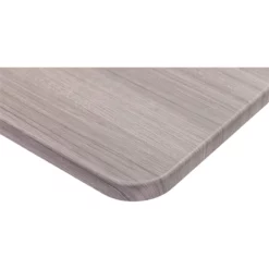 Pemberly Row Contemporary 60" Metal And Wood Standing Desk In Gray -CYMAX Sales 2774589 5 L