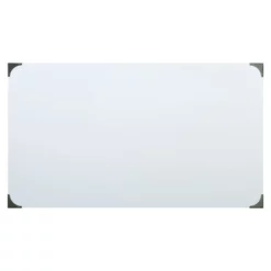 Pemberly Row Wood Rectangular 2-Drawer Writing Desk With X-Shaped Base In White -CYMAX Sales 2774671 9 L