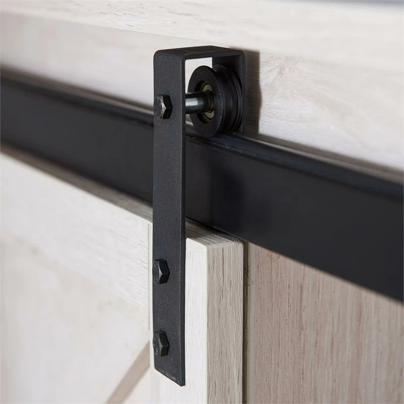 Pemberly Row Transitional Wood L-Shape Desk In White Oak Finish 9 Pemberly Row Transitional Wood L-Shape Desk In White Oak Finish - Image 7