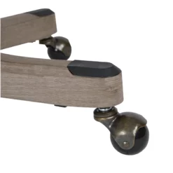 Pemberly Row Tufted Office Chair In Mint Blue Fabric With Gray Wood Base -CYMAX Sales 2774708 5 L