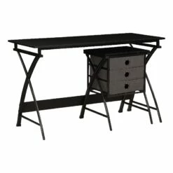 Olympic 48" Desk In Black Metal