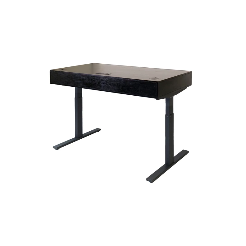 Pemberly Row Mid-Century Wood Electronic Sit/Stand Desk Standing Desk Black 11 Pemberly Row Mid-Century Wood Electronic Sit/Stand Desk Standing Desk Black - Image 9