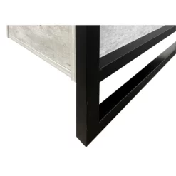 Pemberly Row Modern Wood Laminate Double Pedestal Executive Desk Concrete Gray -CYMAX Sales 2775201 7 L