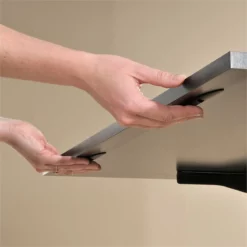 Pemberly Row Lift Top Transitional Engineered Wood Desk In Dark Wood -CYMAX Sales 2775738 20 L