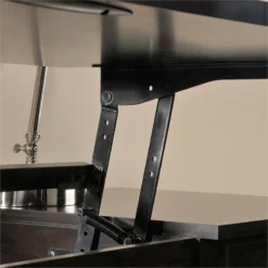 Pemberly Row Lift Top Transitional Engineered Wood Desk In Dark Wood -CYMAX Sales 2775738 21 L