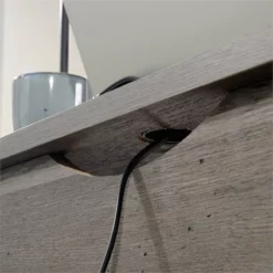 Pemberly Row L-shaped Farmhouse Engineered Wood Computer Desk In Mystic Oak -CYMAX Sales 2776004 22 L