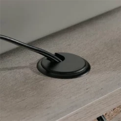 Pemberly Row L-shaped Farmhouse Engineered Wood Computer Desk In Mystic Oak -CYMAX Sales 2776004 23 L