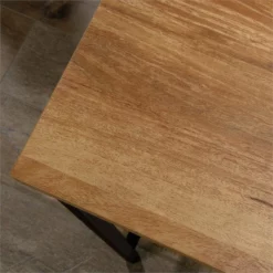 Pemberly Row L-shaped Traditional Engineered Wood Desk In Sindoori Mango/Natural -CYMAX Sales 2776010 4 L