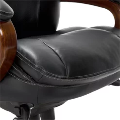 Pemberly Row 32" Upholstered Modern Faux Leather Executive Office Chair In Black 21 Pemberly Row 32" Upholstered Modern Faux Leather Executive Office Chair In Black -CYMAX Sales 2784337 21 L