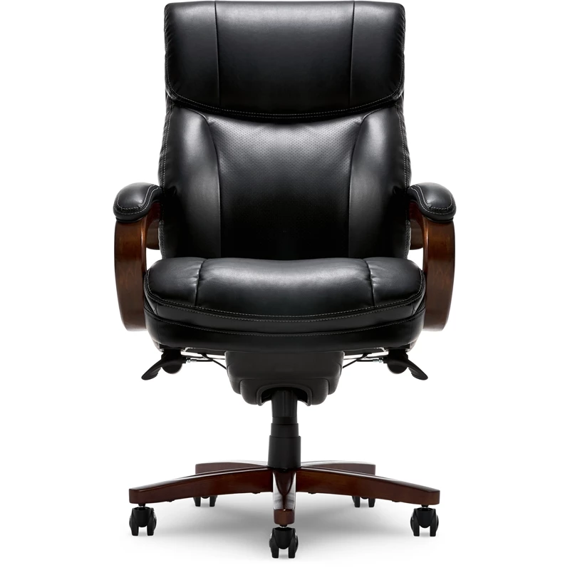 Pemberly Row 32" Upholstered Modern Faux Leather Executive Office Chair In Black 11 Pemberly Row 32" Upholstered Modern Faux Leather Executive Office Chair In Black - Image 9