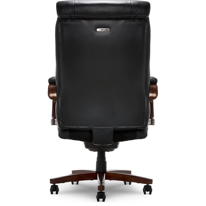 Pemberly Row 32" Upholstered Modern Faux Leather Executive Office Chair In Black 14 Pemberly Row 32" Upholstered Modern Faux Leather Executive Office Chair In Black - Image 12