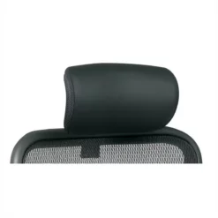 Office Star SPACE Leather Headrest In Black (Fits 818 Only)