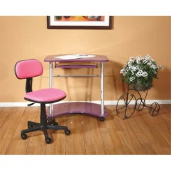 Student Task Chair In Green Fabric By OSP Home Furnishings -CYMAX Sales 365087 3 L