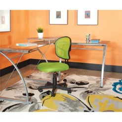 Mesh Task Office Chair In Purple Fabric By OSP Home Furnishings -CYMAX Sales 365089 3 L