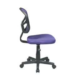 Mesh Task Office Chair In Purple Fabric By OSP Home Furnishings -CYMAX Sales 365092 4 L