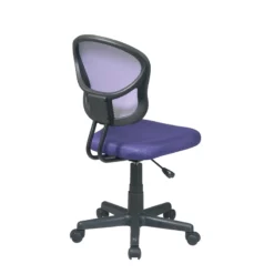 Mesh Task Office Chair In Purple Fabric By OSP Home Furnishings -CYMAX Sales 365092 5 L
