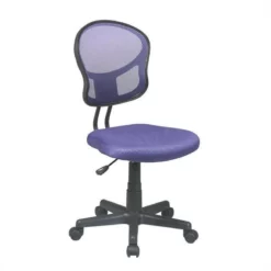 Mesh Task Office Chair In Purple Fabric By OSP Home Furnishings -CYMAX Sales 365092 L