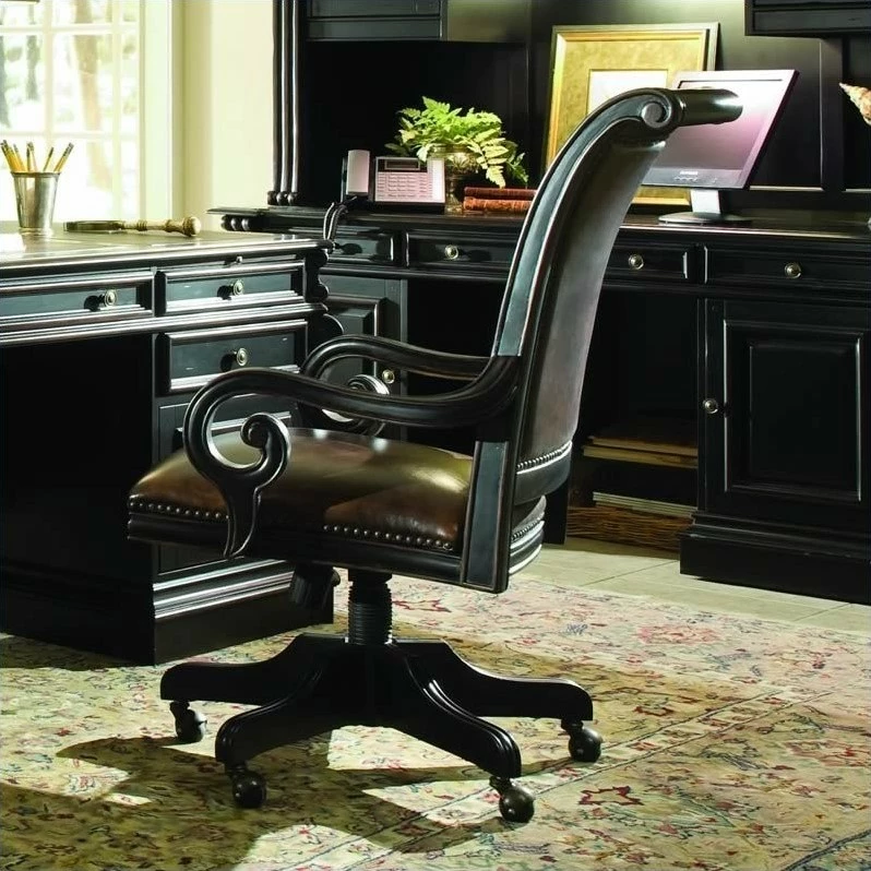 Hooker Furniture Telluride Tilt Swivel Office Chair 4 Hooker Furniture Telluride Tilt Swivel Office Chair - Image 2