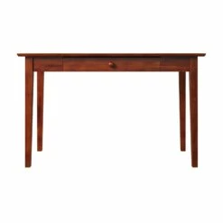 AFI Shaker Solid Wood Writing Desk With Storage Drawer In Walnut -CYMAX Sales 368603 8 L