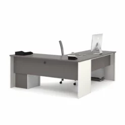 Bestar Connexion L-shaped Workstation With Lateral File In Slate And Sandstone 23 Bestar Connexion L-shaped Workstation With Lateral File In Slate And Sandstone -CYMAX Sales 387579 4 L 1