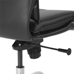 Deluxe Mid Back Black Executive Leather Office Chair -CYMAX Sales 3918 15 L